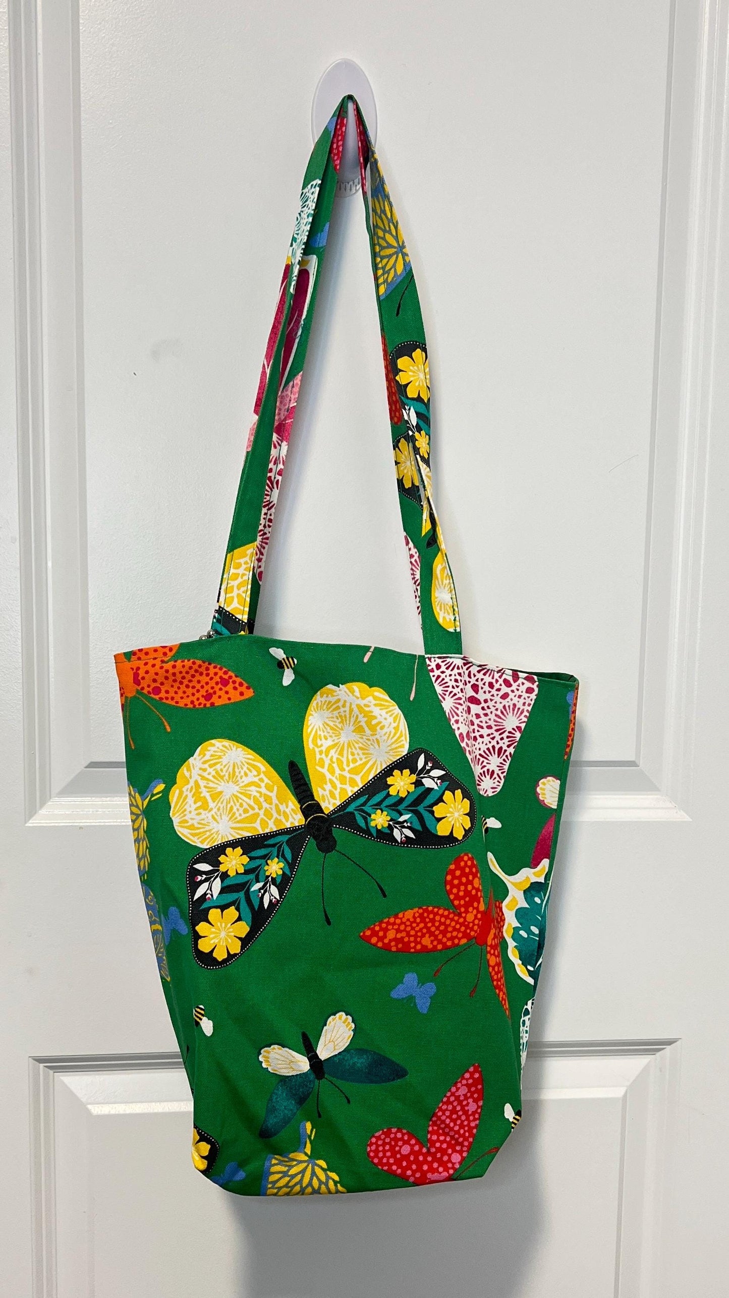 Handmade Butterfly Canvas Tote Bags in Bulk | Eco-Friendly Shopping Totes | Personalized Gifts for Her, Bridal Showers & Events