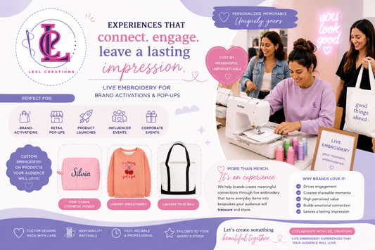 Why Brands Should Invest in Experiential Marketing Like Live Embroidery