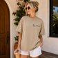 "The Blood" Embroidered Cross T-Shirt | Faith-Based Christian Tee | Comfort Colors Garment-Dyed Shirt | Minimalist Religious Apparel Gift