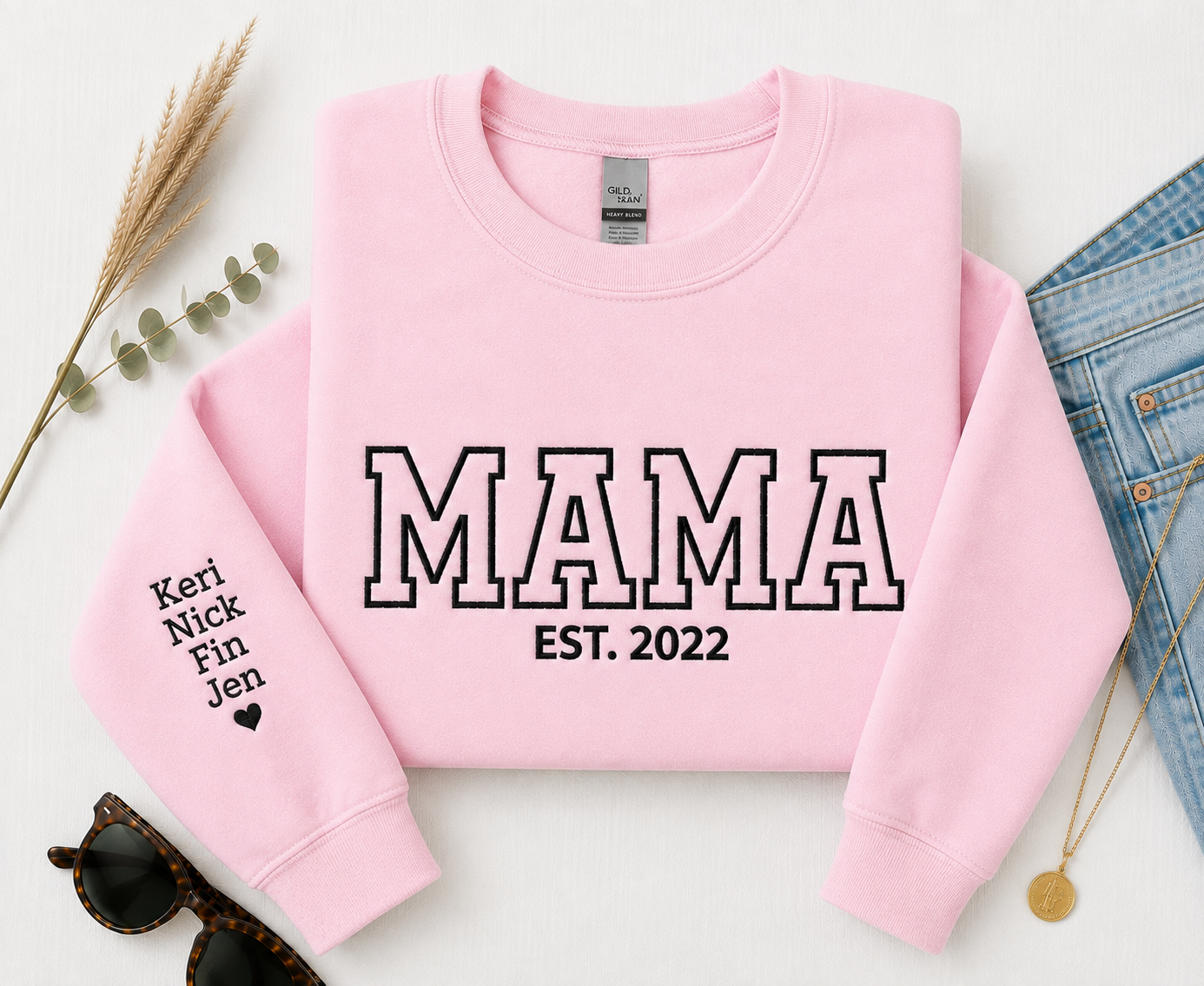 Mama Embroidered Sweatshirt