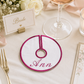 Personalized Scalloped Cocktail Napkins | Custom Embroidered Monogram | Wedding, Bachelorette & Bridal Shower Linens