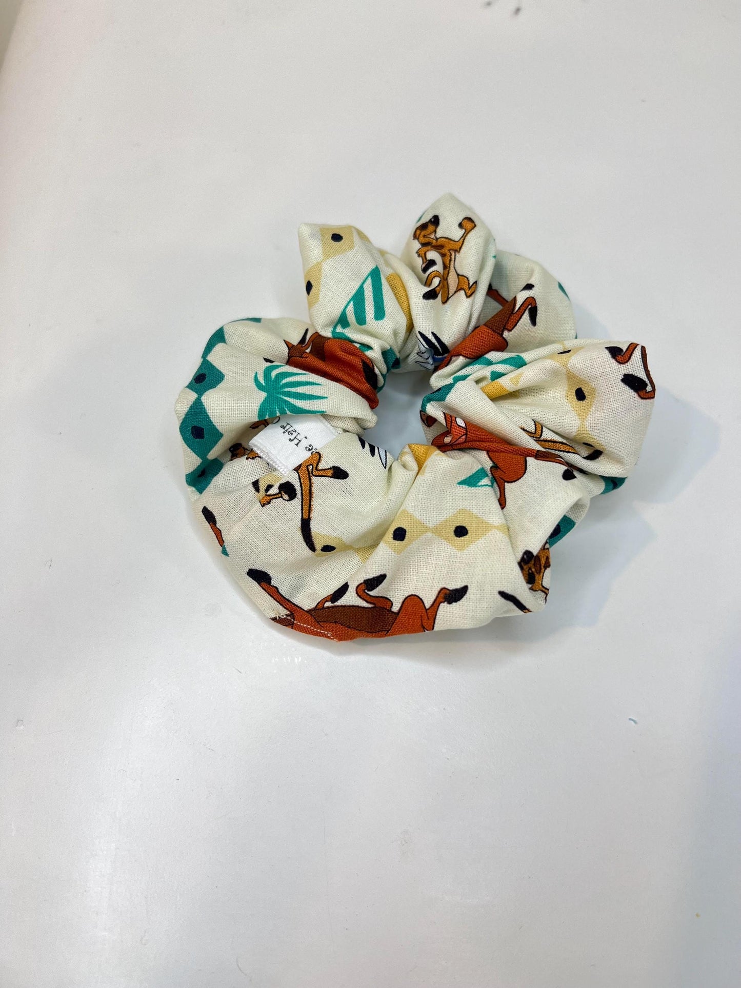 King of the Jungle Scrunchie Toddler Girl Hair Tie