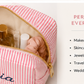 Personalized Embroidered Seersucker Bag, Embroidered | Handmade & Personalized Pouch