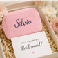 Personalized Embroidered Seersucker Bag, Embroidered | Handmade & Personalized Pouch