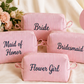 Personalized Embroidered Seersucker Bag, Embroidered | Handmade & Personalized Pouch
