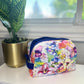 The Mama Minute Floral Bag | Cosmetic Pouch | Travel Bag for Her