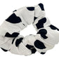 Paw Print Scrunchie – White Cotton Paw Print Hair Accessory