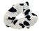 Paw Print Scrunchie – White Cotton Paw Print Hair Accessory