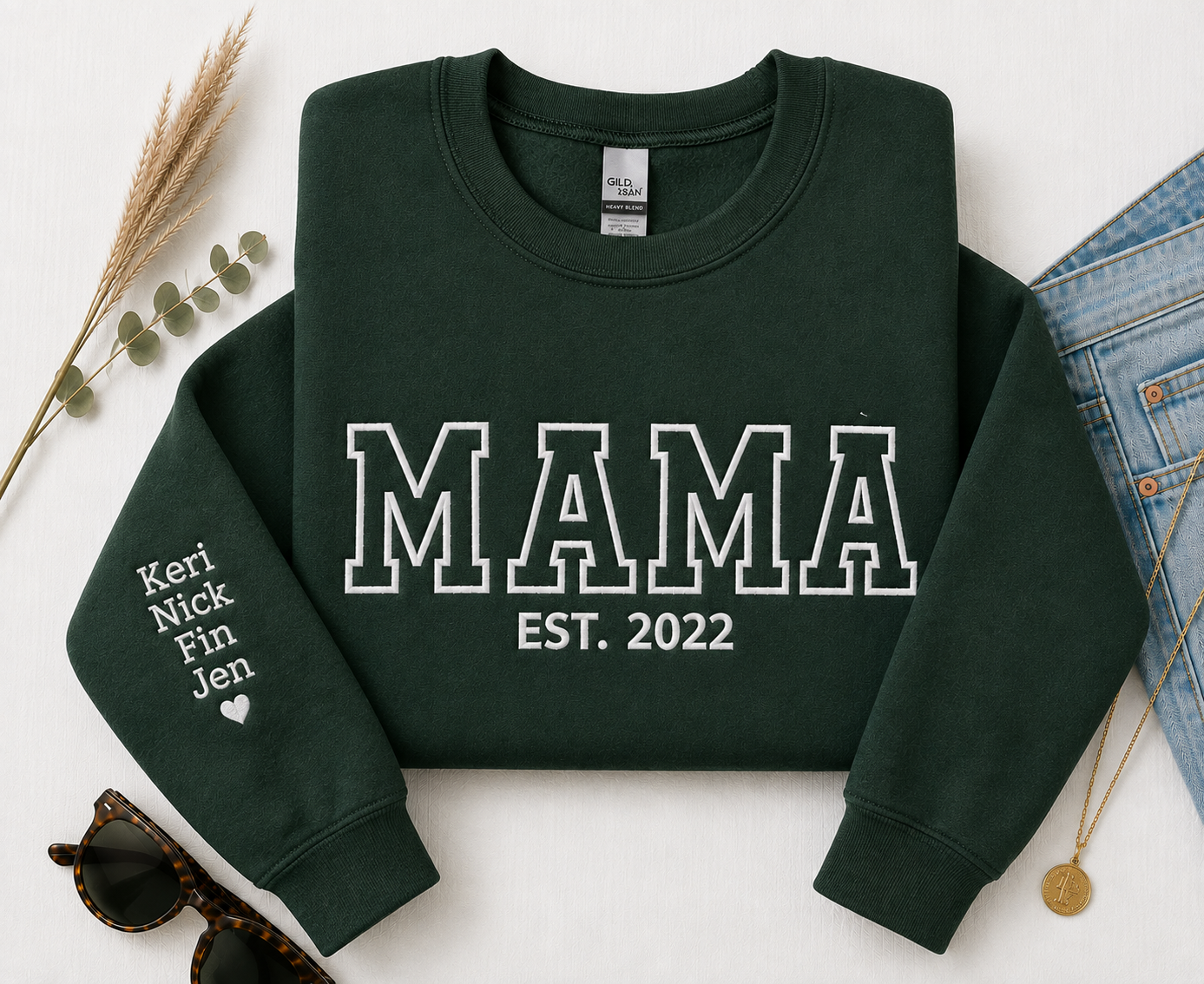 Mama Embroidered Sweatshirt