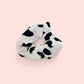 Paw Print Scrunchie – White Cotton Paw Print Hair Accessory