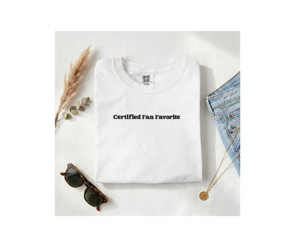 Certified Fan Favorite | Embroidered Graphic Tee
