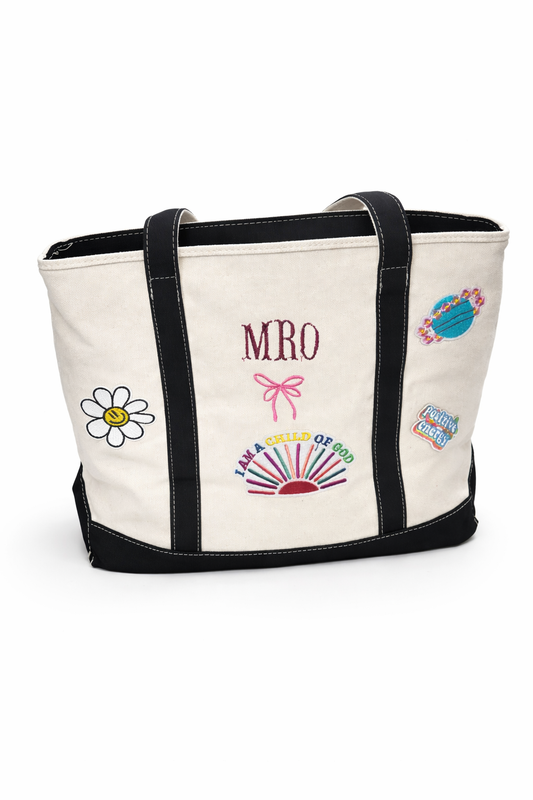 Custom Embroidered Canvas bags