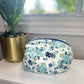 Everyday Queen Blue Floral | Handmade & Personalized  Pouch