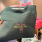 Girl Math “Basically Free” Embroidered Sweatshirt – Funny Cozy Crewneck for Women & Teens | Trendy Aesthetic Sweatshirt