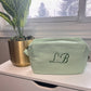 Personalized Embroidered Seersucker Bag, Embroidered | Handmade & Personalized Pouch