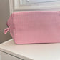 Personalized Embroidered Seersucker Bag, Embroidered | Handmade & Personalized Pouch