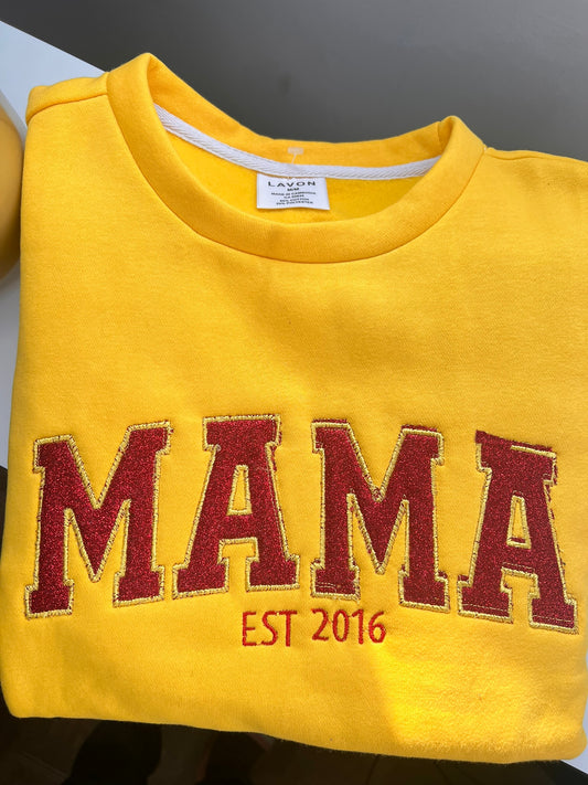 Mama Embroidered Sweatshirt