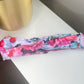 Handmade Pink Floral Headband – Twist Knot Boho Hair Accessory