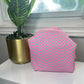 Get-Ready Pink Gingham Makeup Bag | Handmade & Personalized Travel Toiletry Pouch