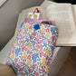 The Daily Chapter Blue and Yellow Floral Book/E-Reader Sleeve – Handmade, Protective & Stylish