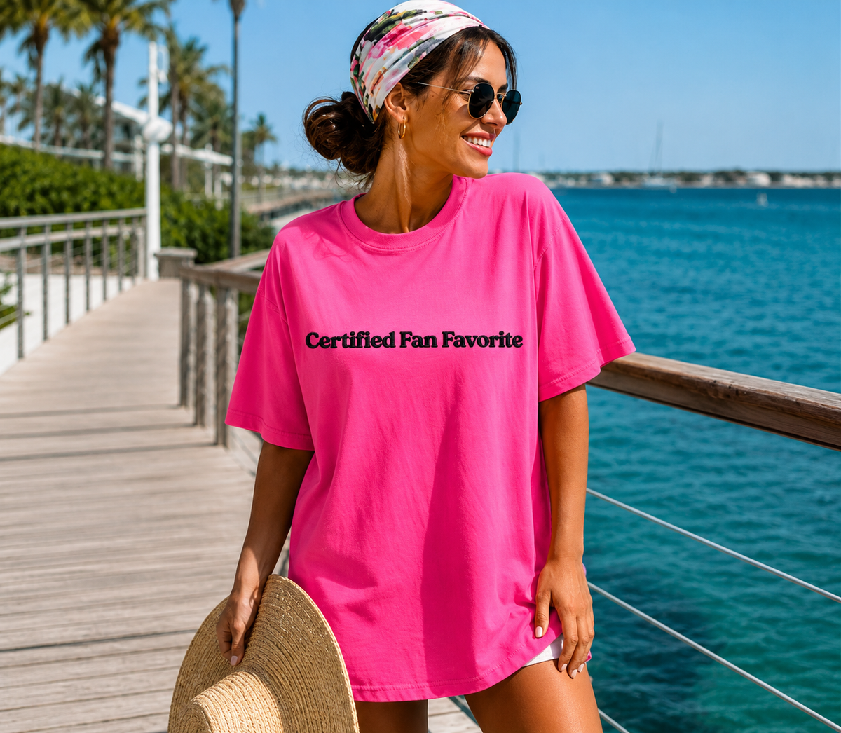 Certified Fan Favorite | Embroidered Graphic Tee