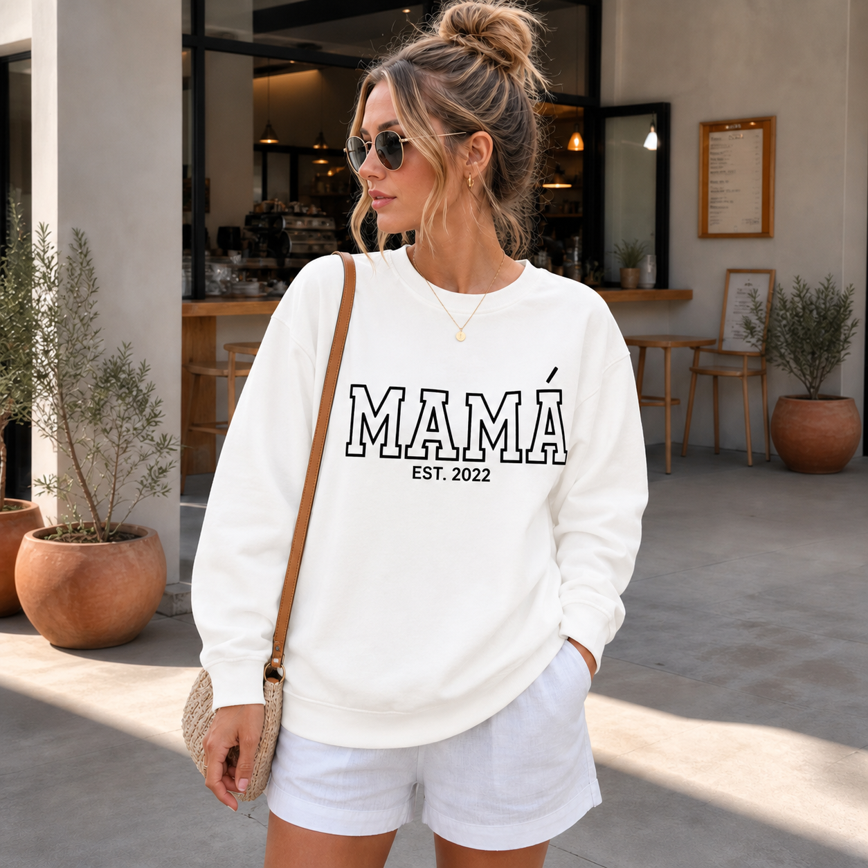 Mama Embroidered Sweatshirt
