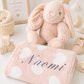 Personalized Blanket  | Custom Embroidered Name Gift | Newborn Baby Shower Gift