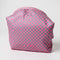 Get-Ready Pink Gingham Makeup Bag | Handmade & Personalized Travel Toiletry Pouch
