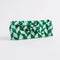 Green & White Twist Headband – Soft Jersey Fabric | Handmade in Canada, Comfortable & Stylish