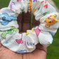 Little colorful bears scrunchie, kids hair accessory, children hair