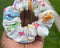 Little colorful bears scrunchie, kids hair accessory, children hair