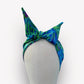 Handmade Vibrant Wire Headband | Flexible Cotton Hair Wrap | Crisscross & Bow Style Accessory | Canadian made
