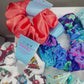 Train Scrunchies | Colorful Cotton Hair Accessories for Kids