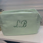 Personalized Embroidered Seersucker Bag, Embroidered | Handmade & Personalized Pouch