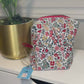 Morning Hustle Red Floral | Handmade & Personalized Travel Toiletry Pouch