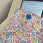 The Daily Chapter Blue and Yellow Floral Book/E-Reader Sleeve – Handmade, Protective & Stylish