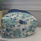 Everyday Queen Blue Floral | Handmade & Personalized  Pouch